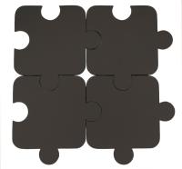 Set of 4 - The Missing Piece (each pc 3.5" x 3.5")