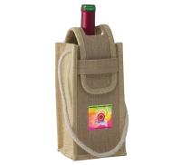 Jute Wine Carrier (Idezine Sticker)