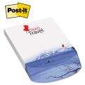 Post-it® Custom Printed Angle Note Pads &mdash; Rounded 4 x 5-3/4 &nbsp; Rounded - 100-sheets / 1 Color