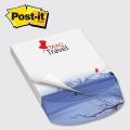 Post-it® Custom Printed Angle Note Pads &mdash; Rounded 4 x 5-3/4 &nbsp; Rounded - 150-sheets / 3 & 4 Color
