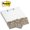 Post-it® Custom Printed Angle Note Pads &mdash; Diamond 4 x 5-3/4 &nbsp; Diamond - 100-sheets / 1 Color