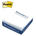 Post-it® Custom Printed Notes Quarter-Cube 4" x 4" x 1" / 1 spot color, 1 design side print