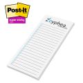 Post-it® Custom Printed Notes 2 3/4 x 6 - 25-sheets / 3 & 4 Color