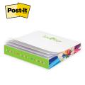 Post-it® Custom Printed Notes Slim-Cube 3-3/8" x 3-3/8" x 1/2" - Slim Cube / 1 spot color, 1 design side print