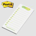 Post-it® Custom Printed Notes 2 3/4 x 6 - 25-sheets / 3 & 4 Color