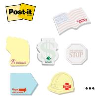 Post-it® Custom Printed Notes Shapes &mdash; Medium - 50-sheets / 1 Color