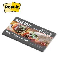 Post-it® Custom Printed Notes Full Color Program 3 x 5 - 25-sheets / 4 color process