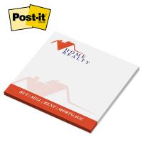 Post-it® Custom Printed Notes 4 x 4 - 25-sheets / 3 & 4 Color