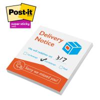Post-it® Custom Printed Notes 2 3/4 x 3 - 25-sheets / 3 & 4 Color