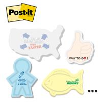 Post-it® Custom Printed Notes Shapes &mdash; X-Large - 25-sheets / 1 Color