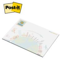 Post-it® Custom Printed Notes Dynamic Print 6 x 8 - 25-sheets / Full-color Dynamic Print