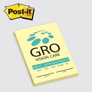 Post-it® Custom Printed Notes 2 x 3 - 25-sheets / 3 & 4 Color