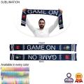 Personalized Sublimated Soccer Football Scarves, 6x60