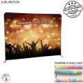 Event 8'W x 8'H EuroFit Straight Wall Display Kit, with Full Color Graphics Double Sided.
