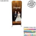 Wedding Photo 2'W x 78"H EuroFit Straight Wall Display Kit, with Full Color Graphics Double Sided