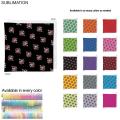 Team Building Colored Sublimated Bandanna, 22"x22", Sublimated Edge to Edge 1 side
