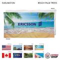24 Hr Express Ship - Stock Design Sublimated, Heavier Weight, Plush Velour Terry Beach Towel, 30x60