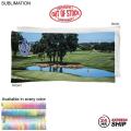24 Hr Express Ship - Golf Caddie Towel, Large, in Microfiber Dri-Lite Terry, 20"x40", Sublimated