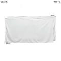 Heavier Weight, Plush Velour Terry Cotton Blend White Beach Towel, 30x60, Blank Only