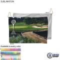 48 Hour Quick Ship - Microfiber Terry Golf Towel, 12x18, Sublimated