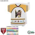 72 Hr Fast Ship - Hockey Jersey Shape Rally Towel, 17x18, Sublimated