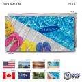 48Hr Quick Ship - Stock Design, Heaviest Weight, Plush Velour Terry Beach Towel, 30x60, Sublimated