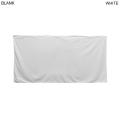 Heaviest Weight, Plush Velour Terry Cotton Blend White Beach Towel, 30x60, Blank Only