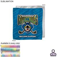 Personalized Full Bleed Sublimated Microfiber Rally Towel, 15x15