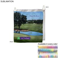 Sublimated Microfiber Terry Golf Towel 15x15