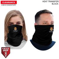 Discounted Full color Transfer BEST VALUE Seamless Black Neck Gaiter (In stock, Fast production)