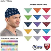 48 Hr Quick Ship - Team building Colored Triangle Bandanna, 32"x22"x22", Sublimated Edge to Edge