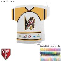 Hockey Jersey Shape Rally Towel, 17x18, Sublimated