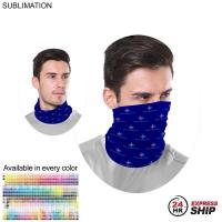 24 Hr Express Ship - Sublimated Multifunction Tubular Neck Gaiter (In stock, Fast production)