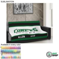 72 Hr Fast Ship - Team Blanket in Plush and cozy Mink Flannel Fleece, 50x60, Couch size #SU684-9