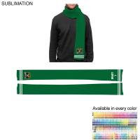 Team Scarf With Team logo and personalization, 6x60, Sublimated edge to edge 2 sides