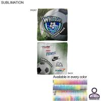 Personalized Sublimated Sponsorship Rally Towel, 12x12
