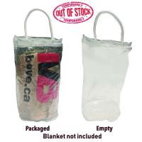 Round Packaging Bag For Fleece Blanket 50x60