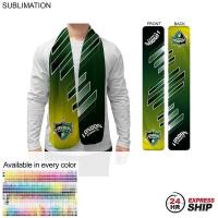 24 Hr Express Ship - Ultra Soft and Smooth Microfleece Scarf, 8x60, Sublimated BOTH sides