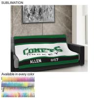 Team Blanket in Plush and cozy Mink Flannel Fleece, 50x60, Couch size, Sublimated edge to edge