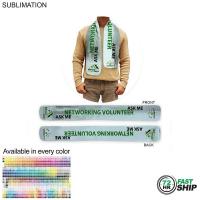 72 Hr Fast Ship - Ultra Soft and Smooth Microfleece Scarf, 6x50, Sublimated BOTH sides