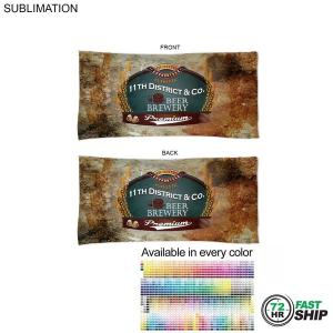 72 Hr Fast Ship - Absorbent Microfiber Dri-Lite Terry Beach, Travel Towel, 22x44, Sublimated