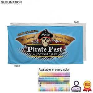 Personalized Sublimated Microfiber Terry Beach Towel, 30x60