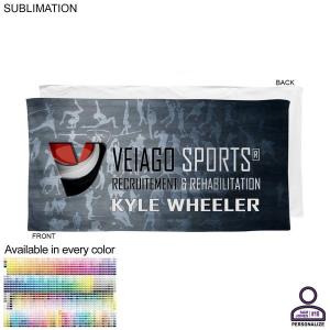 Personalized Sublimated Velour Towel, 24x48