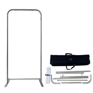 3'W x 78"H EuroFit Straight Wall Hardware Only, Frame and Carry Case. Graphics are not included