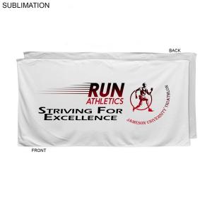 Microfiber Terry Triathlon Towel, 30x60, Sublimated