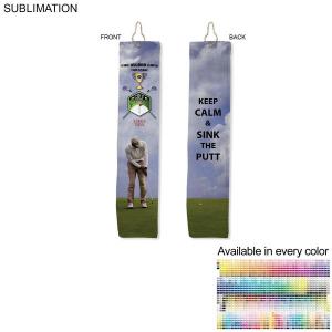Velour Golf Towel, 6x25, Sublimated