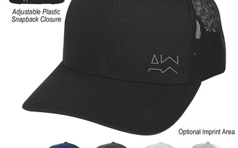 YP Classics Retro Trucker Cap plain grouped