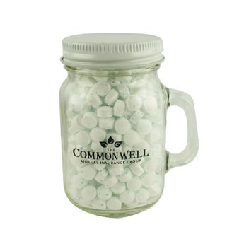 Clear Glass Mini Mason Jars - MicroMints® grouped