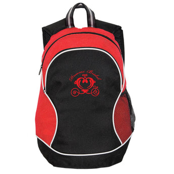 Black-Red Non-Woven Backpack