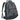 Black with two-toned Grey Backpack: Two-Tone Polyester